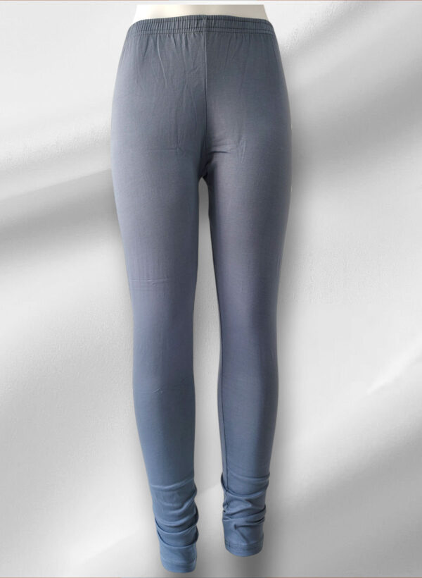 Grey Colour Chudidar Leggings 2-way Fabric