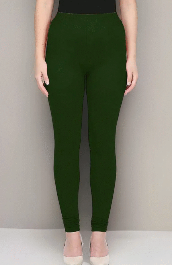 Drak green Chudidar Leggings – Premium fabric- comfort fit