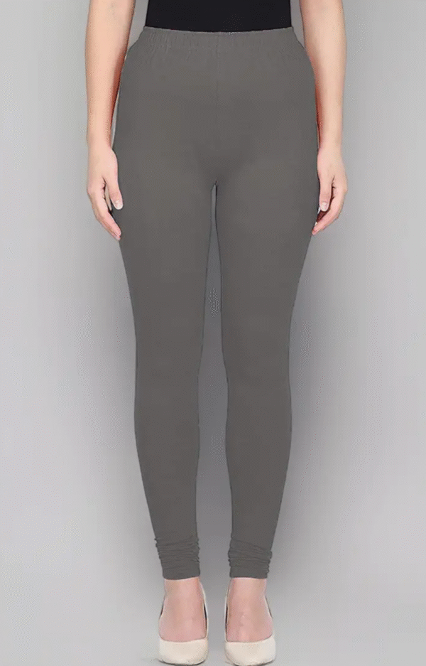 Drak grey Chudidar Leggings – Premium fabric comfort fit