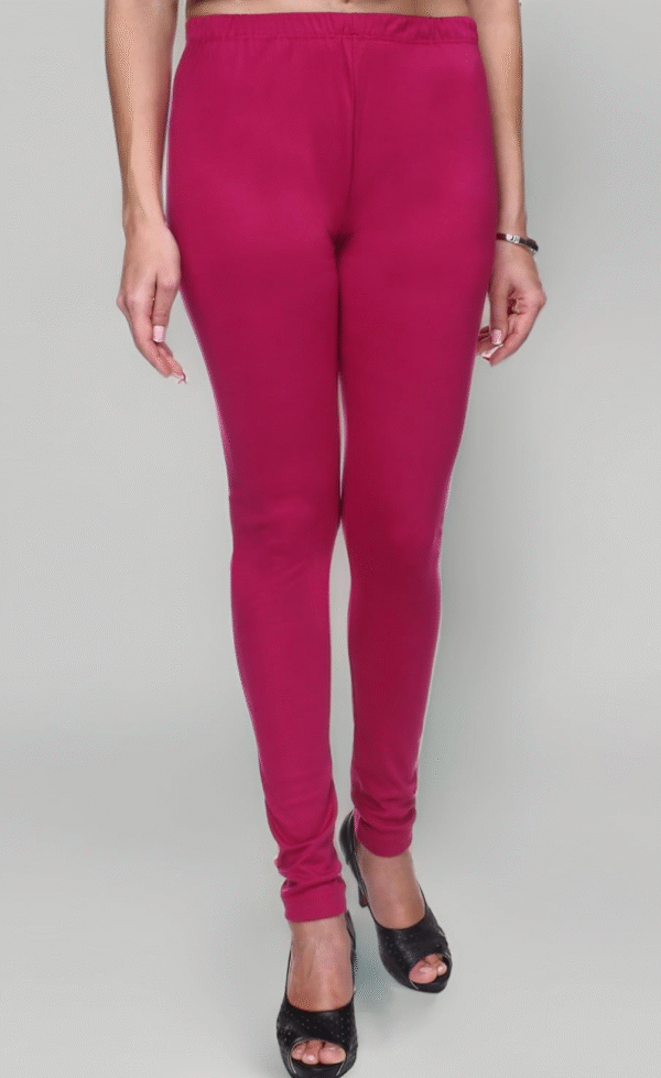 DRAK Pink colour Chudidar Leggings –Premium fabric comfort fit
