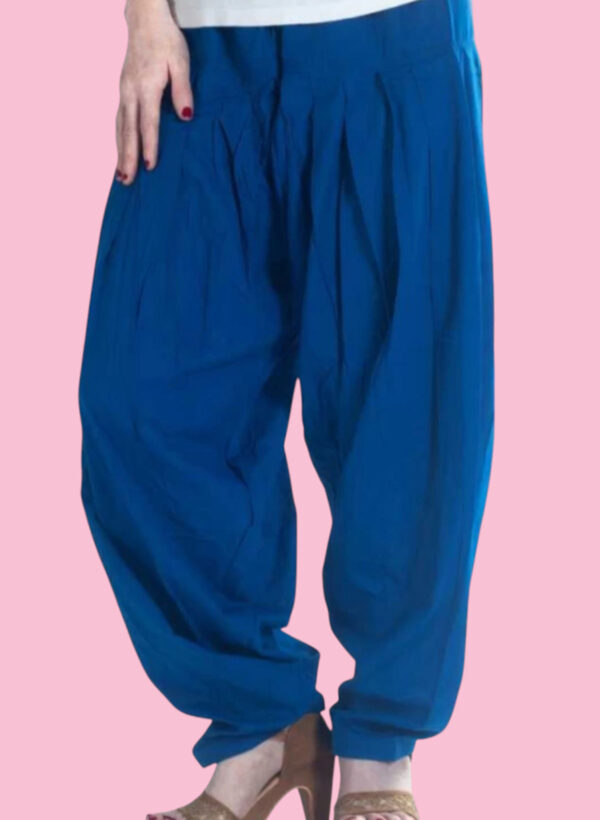 Blue Berry Colour Salwar Pants / Premium Cotton-Free Size