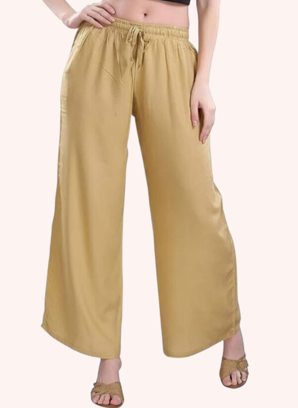 Gold  Colour Palazzo Pants / premium cotton rayon