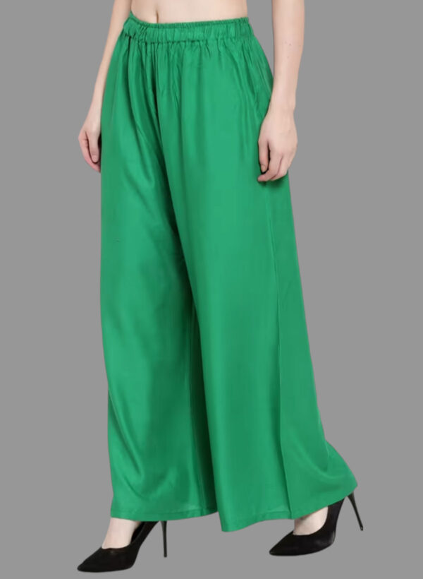 Green Colour Palazzo Pants / premium cotton rayon