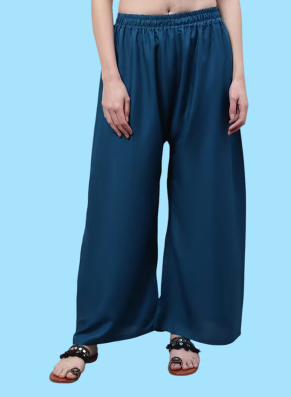 Jeans Colour Palazzo Pants / premium cotton rayon