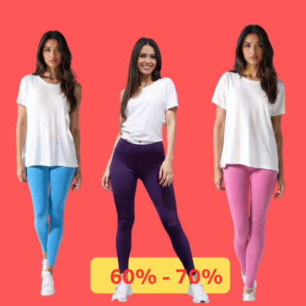 3 COMBO LEGGINGS-ANKLE LENGTH-Best Quality