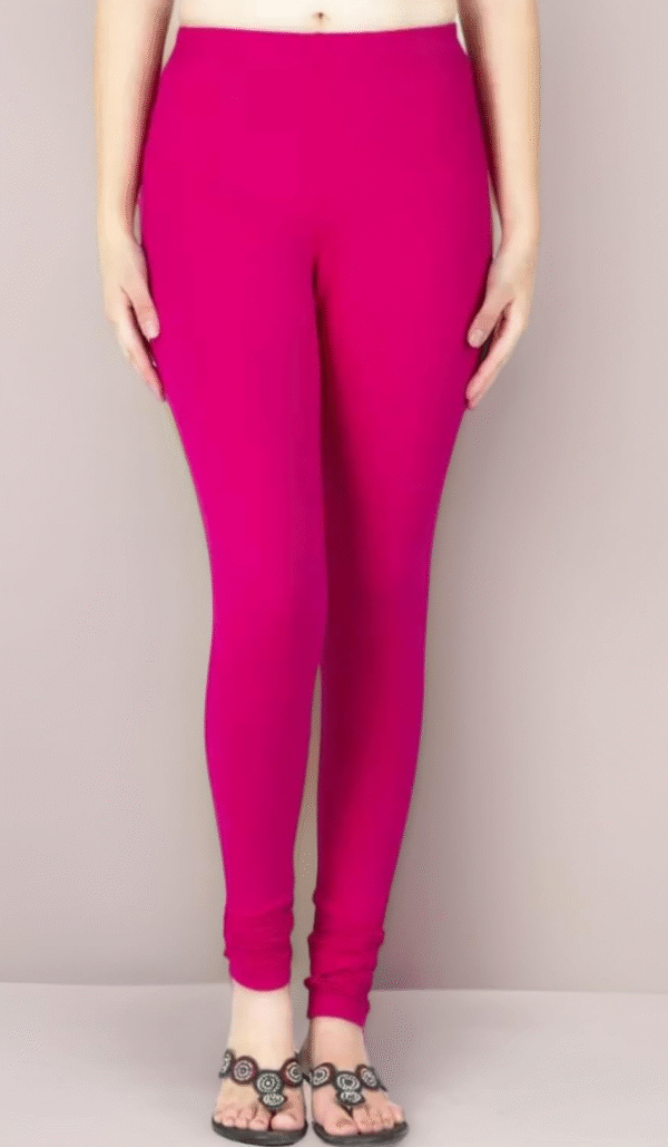 Pink colour  Chudidar Leggings – Premium fabric comfort fit
